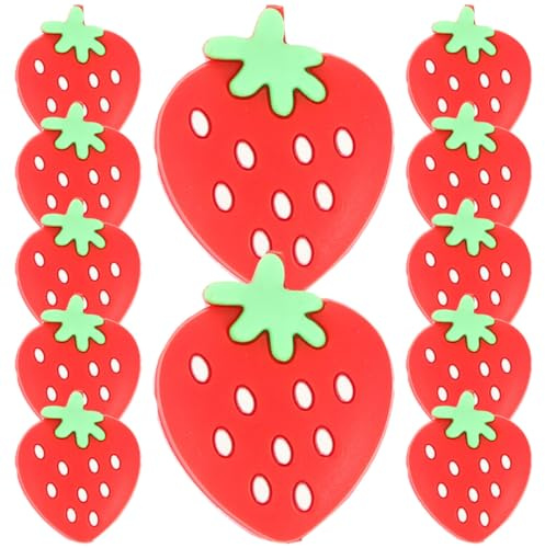 Alasum 12 Amortisseurs de Vibrations en Silicone pour Raquettes de Tennis, des Chocs, Petit Amortisseur Rouge Portable, Accessoires de Sport Outdoor, Lot Pratique pour Joueurs