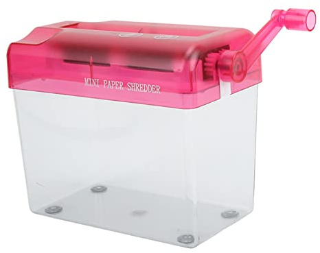 Generic Kompakt Miniförstörare med Transparent Design för Hemmakontor Strimlar Dokument Effektivt