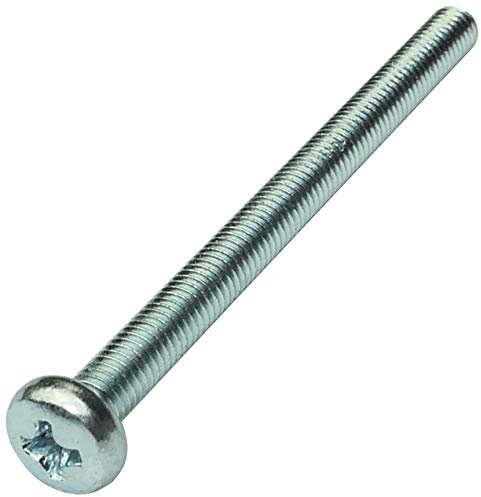 Aerzetix: 50 boulons vis à tête cylindrique M3x40mm DIN7985A acier zingué empreinte PH1 cruciforme Phillips C18034