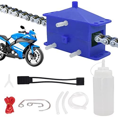 Halatua Macchina per la Pulizia della Catena della Bicicletta,Strumento per la lubrificazione del Cavo del Motociclo | Set di Kit di lubrificazione per spazzole e lubrificanti per Macchine