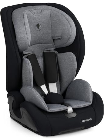 ABC Design Kindersitz Aspen 2 Fix i-Size – Mitwachsender Autositz für Kinder mit 76-150 cm (ab 15 Monaten bis 12 Jahre) mit Isofix Befestigung und sicherem Seitenaufprallschutz (graphite)