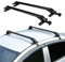 2 Stück Dachträger, Universal Aluminium Dachgepäckträger Trägersystem Lastenträger Relingträger Gepäckträger, abschließbar, für Fahrradträger, Dachbox, Skihalter