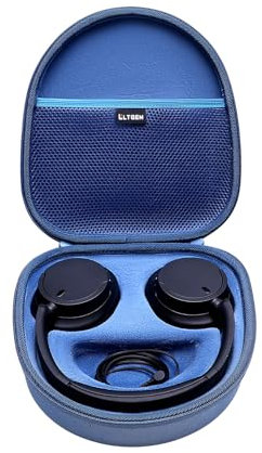 L LTGEM Hard Headphone Case for Sony WH-CH720N/ WH-CH700N/ WH-CH710N Wireless Noise Cancelling Headphones Portable Travel Headphone Storage Cover Bag Blue