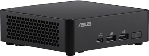 ASUS NUC 14 Pro - Ordenador de sobremesa Barebone (Intel Core Ultra 7 155H, Intel ARC Graphics, sin Memoria, sin Almacenamiento, sin SO), Slim, Cable EU, MTL-H 28W (U7 155H)