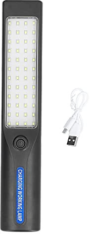 Lampada da Lavoro 48 LED 1000lm USB Ricaricabile con Gancio Magnetico 360° Impermeabile Super Brillante Portatile per Auto Ispezione e Riparazione Auto