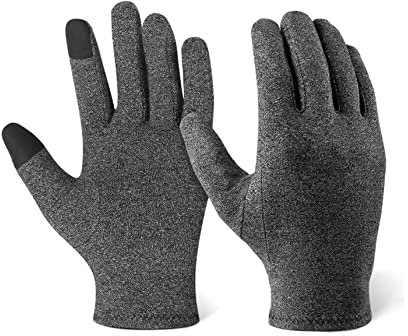 MNSFA Arthritis-Kompressionshandschuhe, Rheuma-Handschuhe für Frauen, Linderung von Gelenkschmerzen, Touchscreen-Handschuhe warm (1 Pair,M)