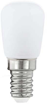 EGLO E14 LED Lampe, Glühbirne Milky in Kolbenform, 2,5 Watt (entspricht 21 Watt), 210 Lumen, Leuchtmittel warmweiß, 2700 K, Glühlampe ST26, Ø 2,6 cm