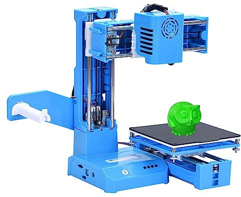 Sunydog 3D Printer Mini Desktop Printing Machine 100x100x100mm Print Size Removable Platform One-Key Printing with TF Card PLA Sample Filament for Beginners Household Education