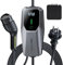 VDLPOWERVP Chargeur Voiture Electrique, 3.6KW EV Chargeur Type 2, Courant réglable 6/8/10/13/16A, 5M Cable Recharge Véhicule Electrique avec EU Schuko, Borne de Recharge Monophasé IP65 (EC11-3.68KW)