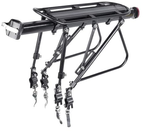 GepäCkträGer Mountainbike Hochwertiger Fahrradgepäckträger 24-29 Zoll Fahrräder Gepäckträger Sattelstütze Taschenhalter Ständer mit Installationswerkzeug 100 kg Belastung Fahrrad GepäCkträGer ( Größe