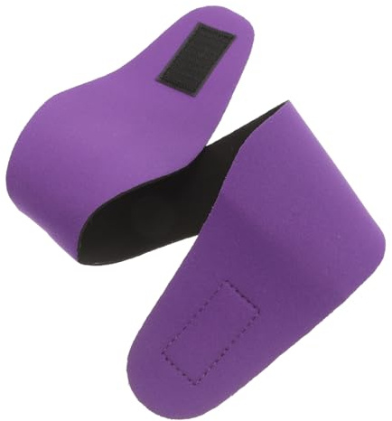 HONMEET Bandeau Protège-Oreilles Bain et Natation, Tissu Élastique Ajustable, Fixation des Cheveux, pour Adultes et Adolescents, Couleur Pourpre