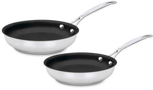 Cuisinart Chef's Classic™ Stainless Non-Stick Skillets, 9 Skillet & 11 Skillet Set