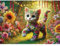 HCM Kinzel - Holzpuzzle - Katze im Garten, 150 Teile, einzigartiges Design, hochwertige Verarbeitung, leuchtende Farben, langlebige Premium-Qualität