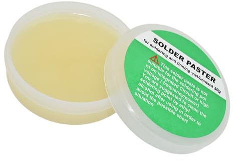 LXXAOFDC Crema de soldadura profesional, pasta de soldadura en crema, pasta de soldadura de estaño, para soldadura electrónica, LED, 30 g