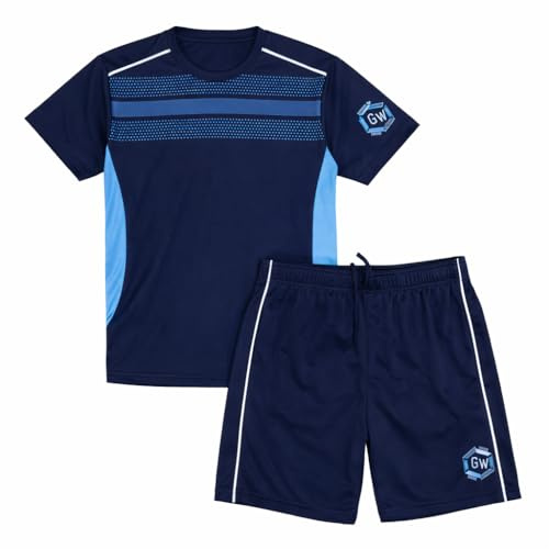 ALPHADVENTURE Conjunto Deportivo Niño, Chándal, Camiseta Manga Corta y Pantalón Corto - De 6 hasta 14 años