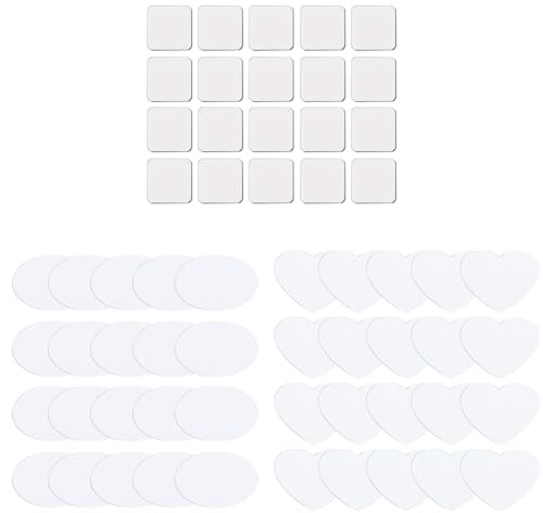 Set med 20 mångsidiga block med sublimeringsmagneter för gör-det-själv-anpassning, magnetisk inredning, hem, kök