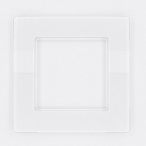 Single Light Switch Socket Coloured Acrylic Surround Finger Plate - Huge Colour Choice (Clear)