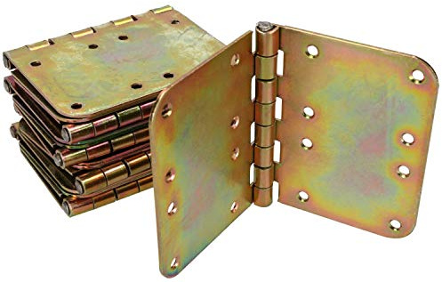KOTARBAU buntband 150 x 100 mm 10 st. rutigt bordsband oval rund möbelgångjärn möbelband förzinkat torband gångjärn dörrband skåpgångjärn