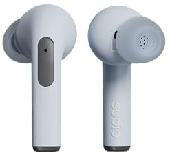 sudio N2 Pro Steel Blue, True Wireless Bluetooth In-Ear-Ohrhörer mit ANC - Multipoint-Verbindung, IPX4 wasserdicht, USB-C und kabelloses Laden, Mikrofon, 30h Spielzeit mit Ladehülle