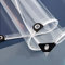 AMXFS Transparente Plane mit Ösen 0.35mm wasserdichte Klare Abdeckplane Tarps aus PVC 2x2.8m Durchsichtige Regenfestplanen Windschutz Plane für Camping Vordach Carport Zelt
