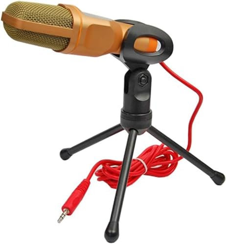 Mikrofon Professionell kondensator Podcast Studio Mikrofon Med Stativ Plug-in Mikrofon for Karaoke