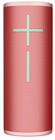 Ultimate Ears MEGABOOM 4 Portable Waterproof Bluetooth Speaker With Powerful 360-Degree Sound and Thundering Bass, Floating Speaker With 20-Hour Battery and 45 m (147 ft) Range - Pink