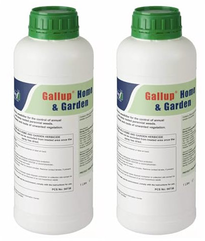 Super Strength Glyphosate Home & Garden 1L Powerful Weed Killer (x2 bottles)