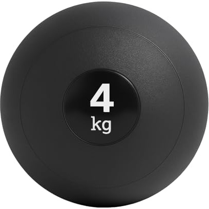 FastlaneGB Slam Ball 4 kg – 10 kg – Médecine ball en caoutchouc durable pour exercices et équipements de fitness – Ballon d'entraînement lesté pour homme et femme – Idéal pour le crossfit, la