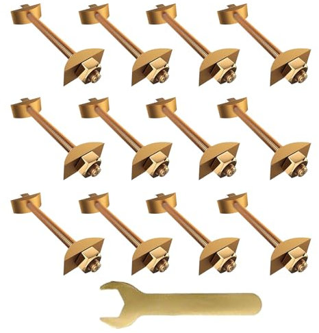 Joint Connector, M8x100mm Butcher, Block Fastener, Metal Drawbolt Kit, Nut Bolt Assortment, Woodworking Connecting Fittings for Bed Frame, Table Frame, Cabinets