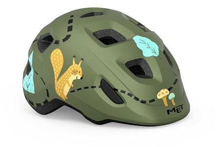 Kinderhelme MET Hooray - Green Forrest - S/M / 52-55cm