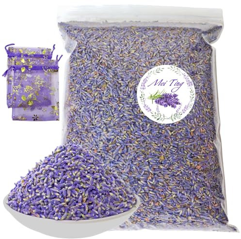 Mei Ting Dried Lavender Flower Buds 100% Natural Lavender Ultra Blue Dried Lavender Petals 200g
