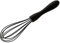 Wiltshire Silicone Whisk, Egg Whisk, Baking & Whipping Balloon Whisk, Heat-Resistant Utensil, Non-Stick, Non-Scratch, Midnight Black, 21x5x5cm