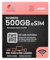 Three 500GB e-SIM - 500GB Preloaded EVERY MONTH from now until 8th OCTOBER 2025 - Perfect For compatible iOS & Android Mobile Phones - Optimised Business Grade Data