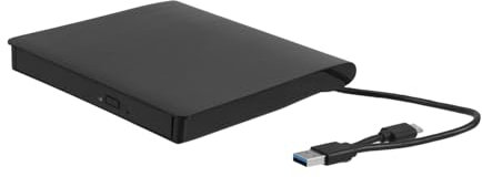 NUOBESTY Lettore CD Portatile Con Unità Ottica Lettore Dvd Portatile Per La Casa e Dvd Esterno USB Per Laptop e Musicale e CD Unità Esterna Disco