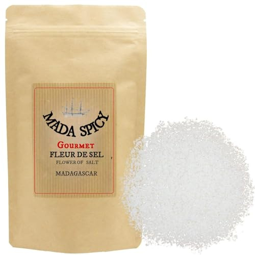Flor de sal 200g de Madagascar “ Gourmet Calidad ”. Bolsita eco cierre zip.