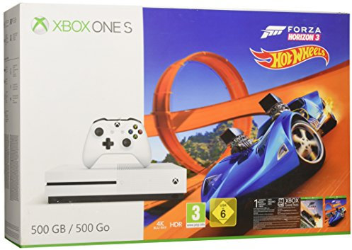 MS Xbox One S 500GB FH3 Hot Wheels Bundle