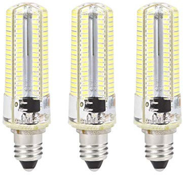 N/A E11 LED Ampoule Four à Micro-Ondes Lumière 4W Lumière du Jour Blanc 6500K 600lm pour Ventilateur De Plafond Luminaire Hotte Congélateur 3 pcs