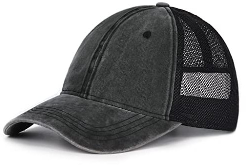 Zylioo XXL Vintage Trucker Cap Basecap Für Großen Kopf,Mesh Running Caps Kappe Größe 60-65cm,Sommer UV Schutz Sport Caps
