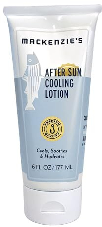 MacKenzie's After Sun Cooling Lotion - Gifts for Men - Gifts for Fishermen - Gifts for Cooks - Gifts for Gardeners - Natural Body Lotion - Cooling Lotion - 6 oz