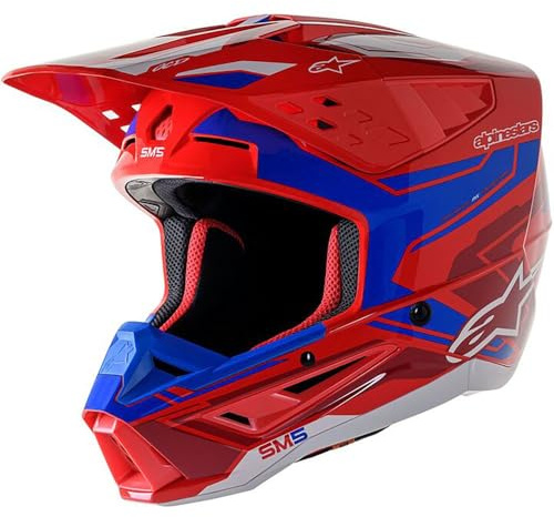 Alpinestars Motocross-Helm S-M5 Rot Gr. XL