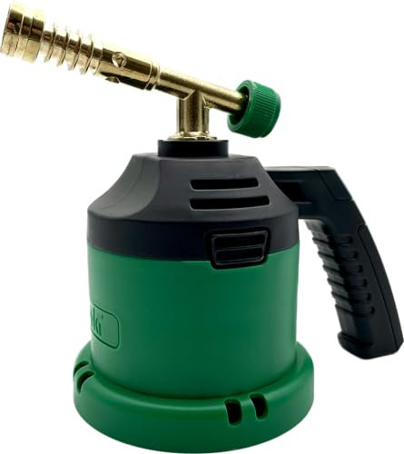 NOLA Chalumeau à souder, lampe à souder, brûleur à gaz pour cartouches de piquage Atelier Chalumeau pour cartouches de gaz de piquage de 190g, brûleur pour cartouches, bec Bunsen, flambeur Art.869