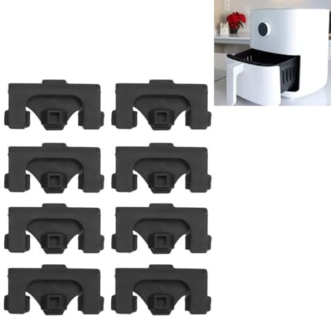 Wjelet 8PCS Air Fryer Silicone Bumpers Replacement Tabs, Durable Fryer Silicone Bumper Parts for Instant Vortex 6qt, Essential Spare Parts for Cooking Results, Reliable and Easy to Install