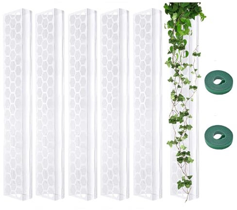 Moosstangen für Monstera, 43,2 cm, stapelbare Moosstangen für Kletterpflanzen, transparente Monstera-Pflanzenstütze für Kletterpflanzen von Monstera Creeper