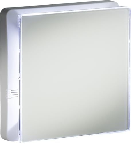 Knightsbridge IP45 100mm/4 inch LED Backlit Extractor Fan with Overrun Timer - White