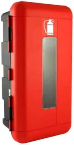 CASSETTA PORTA ESTINTORE (POLVERE KG 6 O SCHIUMA LITRI 6) IN POLIPROPILENE IDEALE PER AMBIENTI ESTERNI