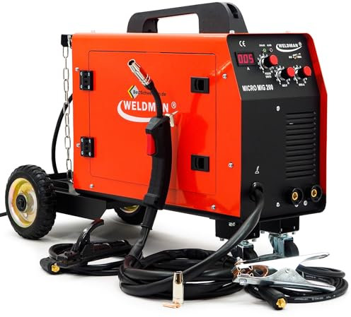 Bestschweissen Weldman MIG/MAG saldatrice 200 Amp telaio 6-8 mm 230 V