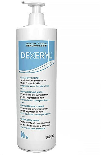 Dexeryl Emollient Creme für trockene Haut, 500 ml, 2 Stück