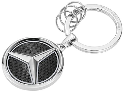 Mercedes-Benz Collection Schlüsselanhänger Las Vegas | silberfarben/schwarz | Edelstahl
