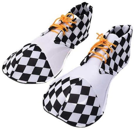 Aymzbd Chaussures de Clown, Accessoires de Costume, Fournitures de Cosplay de Carnaval, décorations de fête de noël Unisexes pour Adultes, Chaussures, F