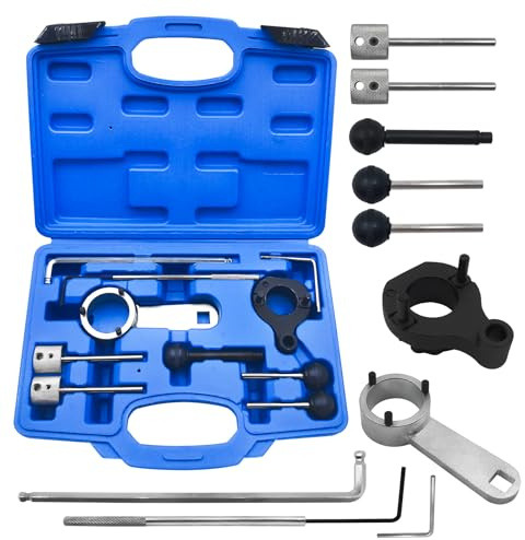BOVIEER Herramientas de Ajuste del Motor Compatible con VW VAG Audi Seat Skoda 1.4 1.6 2.0 TDI CR, Juego Correa Distribución del árbol de levas Reemplaza T10264 T10265 T10490 T10492 T10051 T10060A